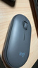 罗技（Logitech）时尚系列 PEBBLE鼠标 无线蓝牙鼠标 办公静音鼠标 女性鼠标对称鼠标 鹅卵石造型 石墨黑 实拍图