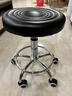 华恺之星 吧台椅可升降吧台凳子家用转椅办公椅搁脚椅餐椅子HK106黑色 实拍图