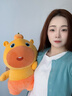 多爱（Duoai）  正版水豚噜噜公仔毛绒卡皮巴拉玩偶超大号送女友生日礼物情人节 呆呆 45cm 送女孩女友道歉礼物送女生男生 实拍图