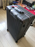 京东京造无界铝框26英寸行李箱男女 旅行箱密码箱大容量皮箱学生 石墨灰 实拍图