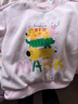 MARK FAIRWHALE马克华菲童装卫衣冬季男女童加绒加厚2025新款卡通休闲运动裤子 M蛋糕女孩粉色 140 实拍图