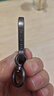 标车族 品牌定制 汽车金属钥匙扣 锌铜合金钥匙挂钩 男士钥匙链 水手钩 磨砂黑色 1个 实拍图