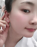 BJYLS999足银四叶草耳钉女士养耳洞纯银耳环耳饰生日礼物送女朋友老婆 999足银耳钉一对+精美礼盒 实拍图