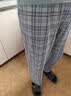三枪纯棉睡裤男2026秋冬薄款全棉大码长裤宽松英伦风可外穿男士家居裤 蓝色-100%水柔棉（无前开扣） L (170) 【推荐100-125斤】 实拍图
