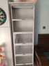 唐辑钢制书架书柜防尘储物收纳柜落地置物架多层带门铁艺书架六层长50 实拍图