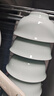 景德镇（jdz）官方陶瓷饭碗影青瓷餐具套装无铅纯色碗碟面碗汤盘乔迁搬家礼物 流影4.5英寸饭碗（两只装） 实拍图