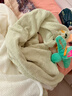 欧孕（OUYUN）婴儿浴巾珊瑚绒吸水速干儿童斗篷浴袍带帽春夏宝宝洗澡浴衣恐龙S 实拍图