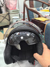 凤凰（Phoenix）新国标A类3C认证电动车摩托车头盔双镜片防雾防风保暖哑黑 男女四季通用电瓶车3/4半盔冬季安全帽 实拍图