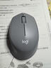 罗技（Logitech）M330 轻音鼠标 无线鼠标 办公鼠标 右手鼠标 带无线微型接收器 灰色 实拍图