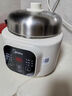 美的（Midea）电炖锅1-2人电炖盅隔水炖锅家用燕窝炖盅陶瓷炖汤盅电炖锅婴儿辅食小炖锅煲汤电炖锅电砂锅煲汤锅 1L 【1L=3碗】不锈钢底锅 带蒸笼DZE1088 实拍图