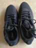 特步男子跑步鞋运动鞋轻便减震防泼水革面跑鞋黑色 实拍图