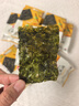 海牌菁品韩国进口芝麻油4g*9 海苔片海味休闲零食宝宝辅食 实拍图