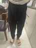唐狮（TonLion）2024女束脚显瘦休闲侧拼卫裤WP 加绒款/黑色 S  实拍图