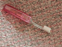 参半 正畸折叠牙刷矫正牙套牙箍便携差旅小头软毛玫红色1支 实拍图