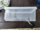 日式冰箱收纳盒蔬菜冷冻保鲜盒厨房透明抽屉式塑料储物盒鸡蛋密封 冰箱收纳盒透明带手柄【2个装】 实拍图