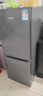 HYUNDAI（韩国现代）大容量双开门二门冰箱 家用中型小型电冰箱冷冻冷藏租房宿舍节能省电 203L灰【店铺主推+一级能效】 实拍图
