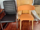 椅子餐椅全实木餐厅椅家用餐桌靠背椅网红皮凳子北欧现代酒店歺椅 原木色+橙色猫抓皮（自己安装） 实拍图