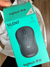 罗技（Logitech）M221 轻音鼠标 无线鼠标 办公鼠标 对称鼠标 带无线微型接收器 米白色 实拍图