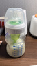 布朗博士玻璃奶瓶 0-3月新生婴儿防胀气防呛 宽口径奶瓶150ml 萌兔 实拍图