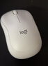 罗技（Logitech）M221 轻音鼠标 无线鼠标 办公鼠标 对称鼠标 带无线微型接收器 米白色 实拍图
