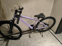 凤凰（Phoenix） 上海凤凰山地自行车成人男士女式学生变速宽胎越野赛车公路单车 钢架辐条轮紫【省力全轴承】 26寸24速【参考:158-188cm】 实拍图