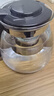 【京东物流】茶壶套装整套茶具大容量玻璃茶杯带滤网耐高温泡茶具 1000ML泡茶壶 1个 实拍图