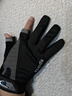 杨饰公子手套男冬季保暖骑行手套触屏防滑骑车摩托车户外防风防寒外卖手套 漏二指黑【春夏薄款】 均码 实拍图