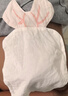 全棉时代婴儿隔汗巾儿童纯棉吸汗巾幼儿园垫背巾39×19cm小免+米白+粉 3条 实拍图