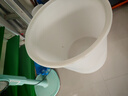 法欧诺牛筋大水桶塑料桶加厚大容量家用带盖圆桶储水桶酿酒发酵桶叉车桶 200L牛筋圆桶730*750*725白色 实拍图