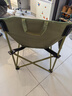 原始人（The Primitive）户外折叠椅露营椅子躺椅便携折叠月亮椅小凳子折叠凳钓鱼凳 软包专享款【3重织带加固+管套加固+置物袋】橄榄绿 实拍图