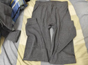 海澜之家保暖内衣男士秋衣秋裤男100%纯棉抗菌防螨秋冬季内衣圆领保暖套装 350克摇粒绒加绒加厚套装-碳灰 XL /175(体重130-150斤) 实拍图
