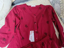 芊之雅（QIANZHIYA）新款睡衣女式纯棉春秋天长袖红色本命年居家服套装休闲秋款家居服 62529樱桃红 L 参考100-120斤 实拍图