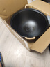 王源吉铁锅炒锅铸铁锅双耳苏锅王老式家用圆底无涂层龟纹大肚炒锅36cm 实拍图