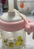 葆氏儿童牛奶杯学饮杯直饮喝水杯宝宝吸管杯PPSU材质带刻度300ML-粉兔 实拍图