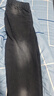 顶峰保罗（Dingfengbaoluo）直筒牛仔裤男春秋宽松美式休闲阔腿裤子WH75黑灰XL 实拍图