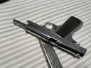 新款AQK1911黄河牌高端发射器模型正品玩具枪全冰凉安全模型手枪 十代精调版力量王（镜面银） 实拍图