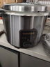 SUDISQR苏泊电饭锅304电饭煲不锈钢家用0涂层内胆蒸煮营养炖全自动小型微压煮饭锅大容量高压电饭锅4-5人 6L容量304内胆0涂层【365天换新】白钢 实拍图