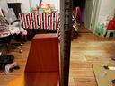 木马人实木折叠家用两用梯凳子梯椅子踏步阶梯登高凳踏脚阳台室内爬梯子 纯实木四层-升级款蜜糖色 实拍图