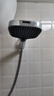 JOCBO【德国】增压花洒喷头家用多功能加压大面板淋浴手持莲蓬喷头 增压花洒【方款电镀】13CM大面板 实拍图