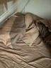 京东京造100%纯棉四件套 床上用品抑菌全棉床单被套200*230cm1.5/1.8米床 咖色 实拍图