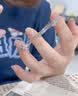 中国黄金（CHINA GOLD）S925银幸运四叶草双层手链女款轻奢小众手饰双十一生日礼物送女友 【今/次日达】玫瑰礼盒+S925银四叶草双层手链 实拍图