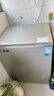 志高（CHIGO）小冰柜家用冷冻小型一级节能省电迷你卧式冷藏保鲜储母乳冷柜 【一级能效 全国联保】 158L 金微霜款 实拍图
