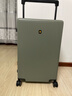 地平线8号（LEVEL8）行李箱男女密码拉杆箱 24英寸宽拉杆大旅行家系列万向轮PC箱 绿色 实拍图