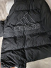 adidas 拒水防泼防风保暖鸭绒羽绒服面包服男女同款阿迪达斯官方   黑色   M 实拍图