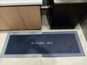 星晚家用厨房地垫防滑防油吸水长条垫子耐脏蹭灰防水脚垫免洗可擦定制 高级灰 60*160cm 实拍图