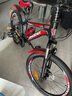 凤凰（Phoenix）儿童自行车山地车男女学生脚踏车6-15岁童车 霸道 黑红色 22寸 实拍图