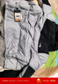 The North Face北面羽绒服男户外保暖防泼水鹅绒4U82 灰色/A91 S 实拍图