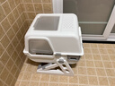 乐优派猫砂盆全封闭大号猫厕所防外溅猫屎盆半自动猫砂盆免铲屎猫沙盆 实拍图
