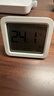 米家小米 米家智能温湿度计3 蓝牙智能联动家用室内车内高精度温湿度计 多功能时钟桌面摆放壁挂温度计 实拍图