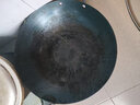 荣事达（Royalstar）章丘手工锻打铁锅圆底老式炒锅无涂层不粘炒菜锅燃气灶无盖36cm 实拍图